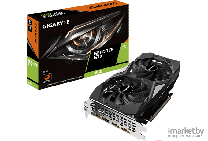 Видеокарта Gigabyte GeForce GTX 1660 D5 6GB GDDR5 (GV-N1660D5-6GD)