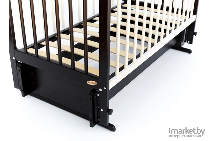 Детская кроватка Bambini Comfort 20 мультимаятник темный орех/слоновая кость