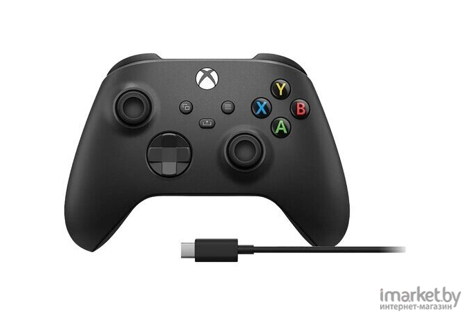 Геймпад беспроводной Microsoft Xbox Carbon Black Model 1914 + USB-С Cable (1V8-00002)