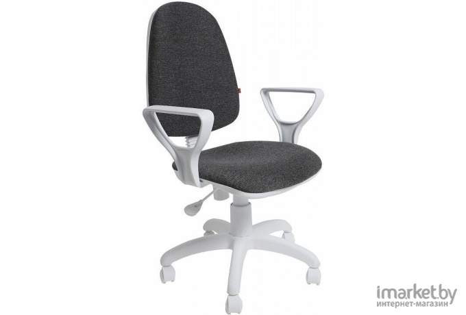 Офисное кресло Фабрикант Престиж+ пластик WH ТК-3 светло-серый