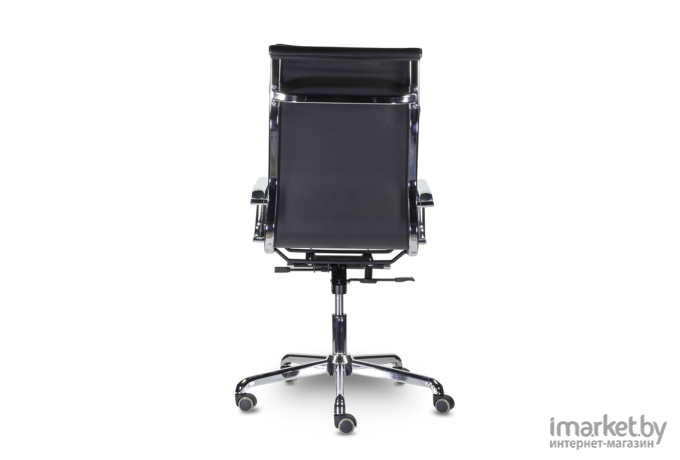 Офисное кресло UTFC Кайман Комфорт В CH-301 soft хром Ср XIPI-1037 черный
