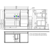 Тумба с умывальником IDDIS EDI10WFi95K
