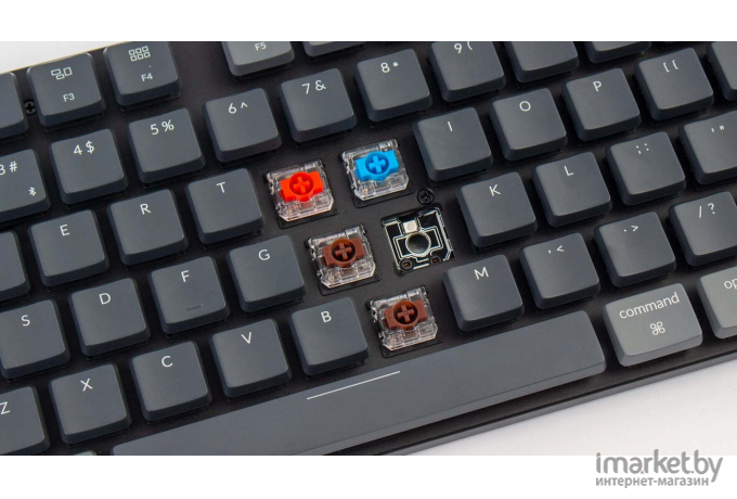 Беспроводная клавиатура Keychron K5SE Black (RGB, Hot-Swap, ABS+Alum, Keychron Optical Mint Switch)