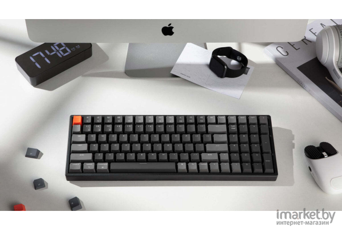 Беспроводная клавиатура Keychron K4 Black (White Led, Gateron G pro Red Switch)