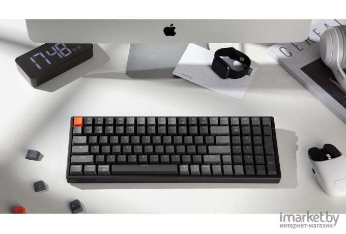 Беспроводная клавиатура Keychron K4 Black (RGB, ABS+Alum, Gateron G pro Brown Switch)