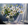 Алмазная живопись Darvish Белые лилии (DV-9513-87)