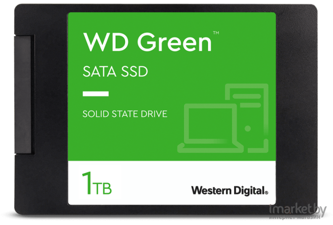 SSD-накопитель WD Green 1TB (WDS100T3G0A)