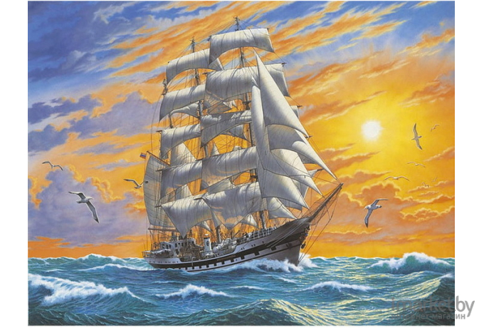 Алмазная раскраска Darvish Корабль (DV-13070-12)