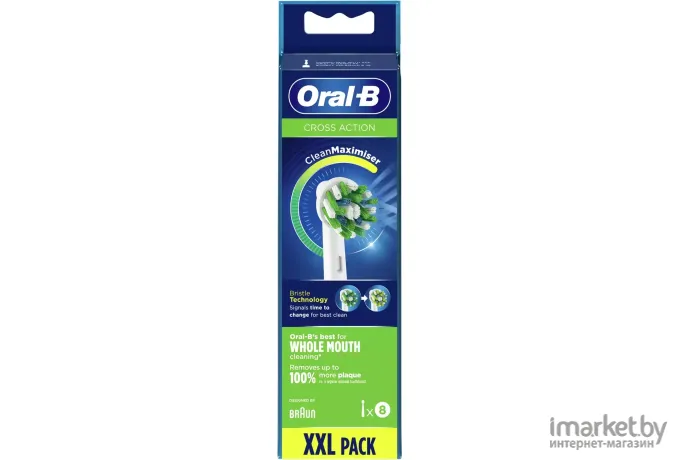 Насадки для зубных щёток Oral-B CrossAction EB 50-8 (8 шт)