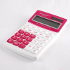 Калькулятор настольный Darvish бело/красный DV-2716-12R