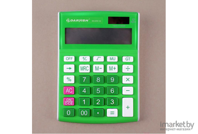 Калькулятор настольный Darvish зелёный DV-2707-12N