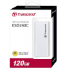 Внешний накопитель Transcend ESD240C 120GB серебристый (TS120GESD240C)