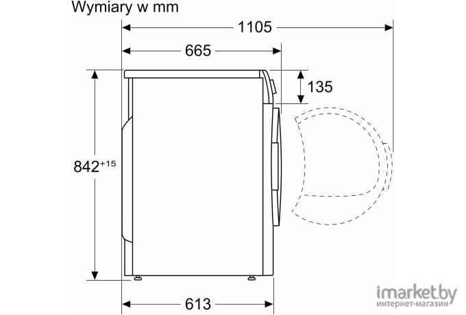 Сушильная машина Bosch WTN86203PL