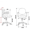 Кресло компьютерное БЮРОКРАТ CH-W356AXSN/15-107