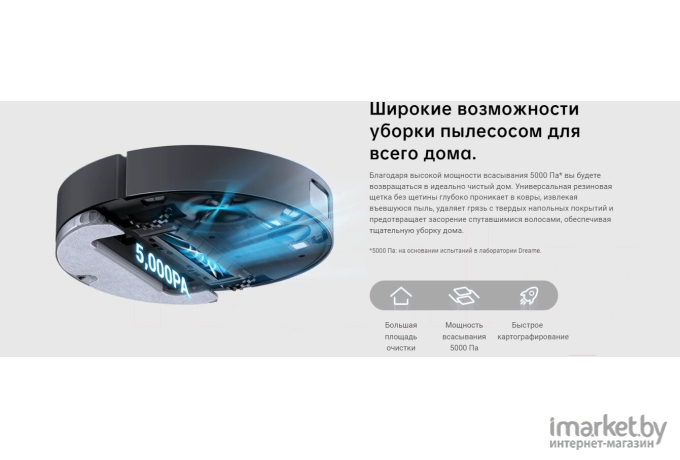 Робот пылесос Dreame Robot Vacuum D10s Plus (RLS6AD)