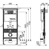 Унитаз подвесной с инсталляцией Roca A34647L000 + 801472004 + 38772001