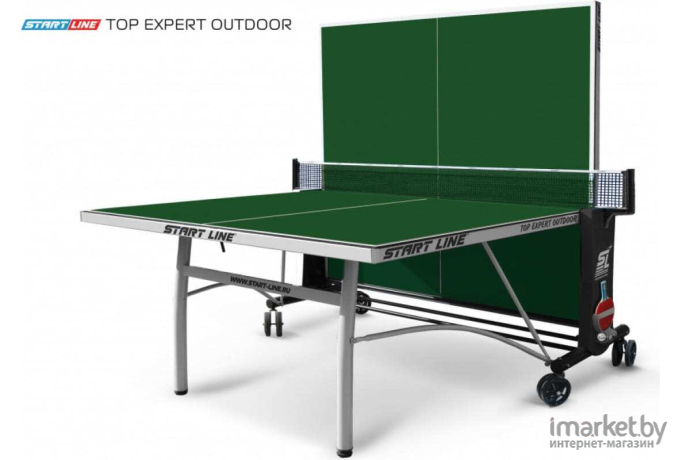 Теннисный стол Start Line Top Expert Outdoor с сеткой зеленый (6047)