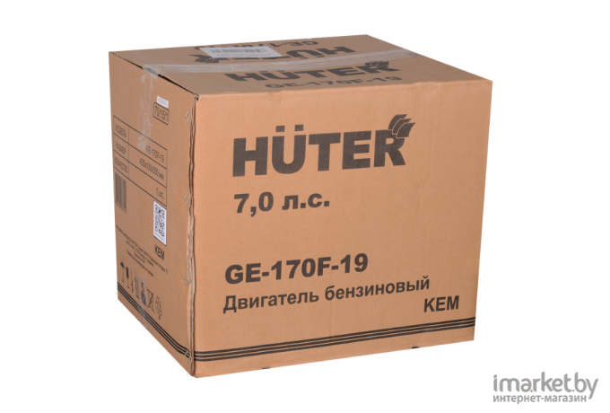 Двигатель бензиновый Huter GE-170F-19 (70/15/1)