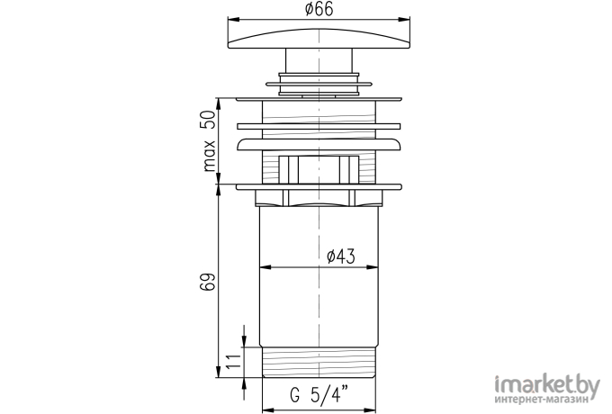 Донный клапан Slezak RAV MD0485