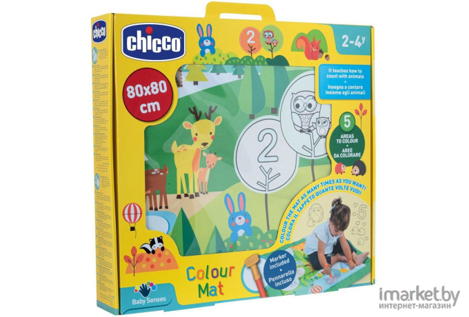 Развивающий коврик Chicco Colour Mat (00010632000000)