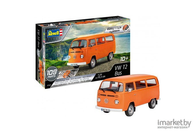 Сборная модель Revell Easy-Click Фургон VW Т2 (07667)