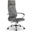 Офисное кресло Metta L 1m42/K118 велюр светло-серый