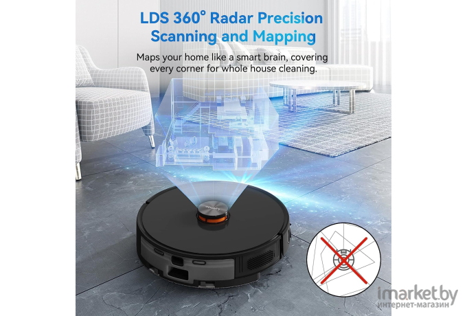 Робот-пылесос Lydsto S1 LDS Navigation Vaccum robot (YM-S1-B03)