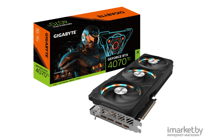 Видеокарта Gigabyte GeForce RTX 4070 Ti Gaming OC 12G черный (GV-N407TGAMING OC-12GD)