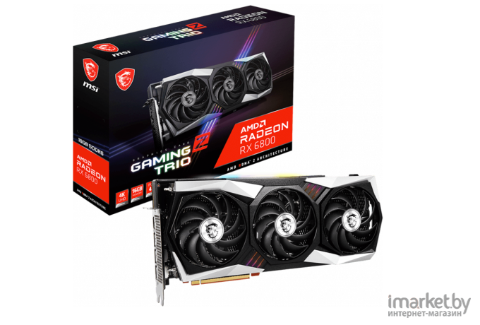 Видеокарта MSI Radeon RX 6800 Gaming Z Trio 16G