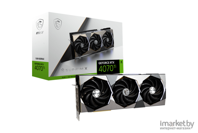 Видеокарта MSI GeForce RTX 4070 Ti Suprim X 12G