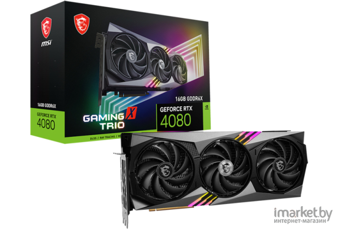 Видеокарта MSI GeForce RTX 4080 16GB GAMING X TRIO