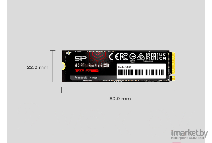 SSD Silicon-Power UD90 500GB Read/Write (SP500GBP44UD9005)