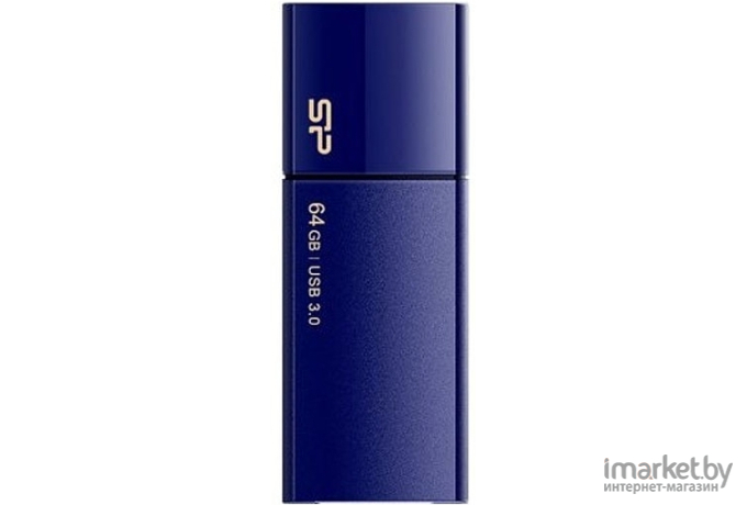 USB Flash-накопитель Silicon-Power UFD3.0 Blaze B05 64GB Deep Blue (SP064GBUF3B05V1D)