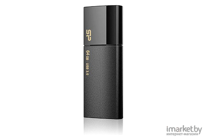 USB Flash-накопитель Silicon-Power UFD3.0 Blaze B05 64GB Black (SP064GBUF3B05V1K)