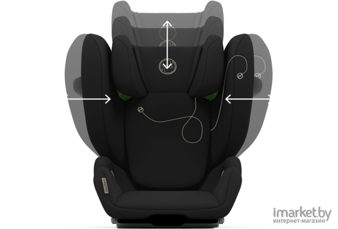 Автокресло Cybex Solution G i-fix moon black