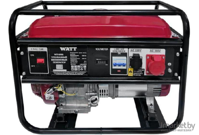 Бензиновый генератор WATT WT-6502 (9.065.025.20)