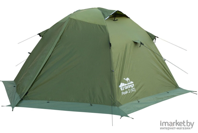 Палатка Tramp Peak 2 v2 зеленый
