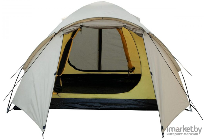Палатка Tramp Lite Camp 3 V2 Sand (TLT-007S)
