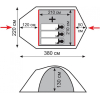Палатка Tramp Lite Camp 3 V2 Sand (TLT-007S)