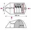 Палатка Tramp Lite Twister 3 v2 Green