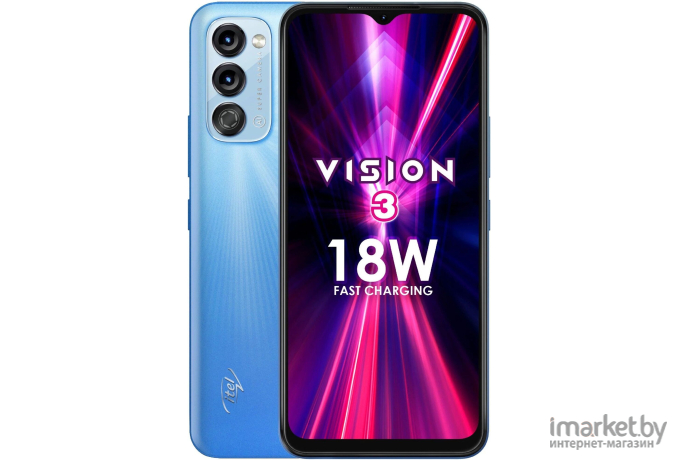 Смартфон Itel Vision 3 3/64 Jewel Blue (ITL-S661LPN-JEBL)