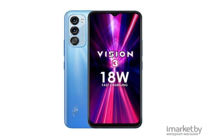 Смартфон Itel Vision 3 3/64 Jewel Blue (ITL-S661LPN-JEBL)