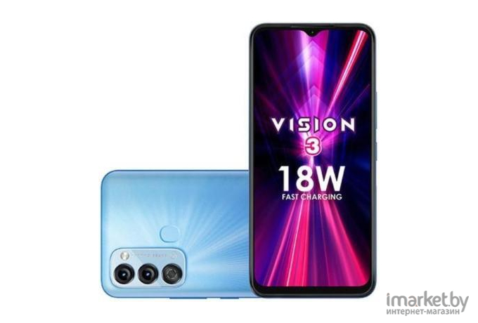 Смартфон Itel Vision 3 3/64 Jewel Blue (ITL-S661LPN-JEBL)