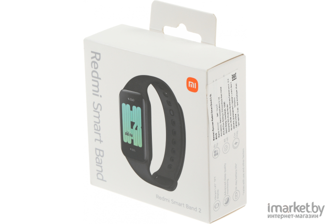 Фитнес-браслет Xiaomi Redmi Smart Band 2 M2225B1 черный (BHR6926GL)