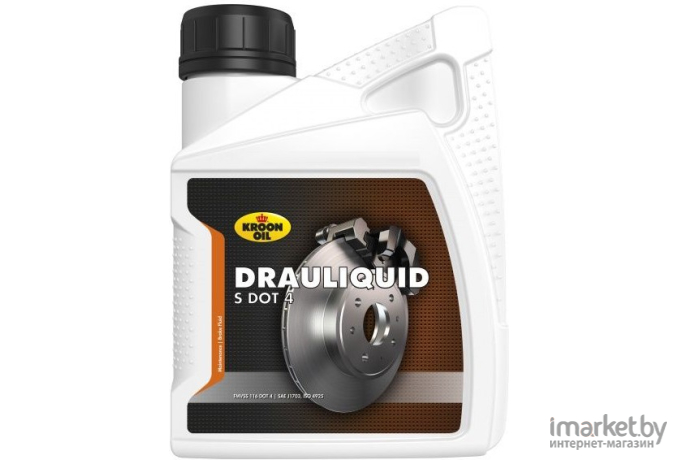 Тормозная жидкость Kroon-Oil Drauliquid-s DOT 4 500мл (35663)