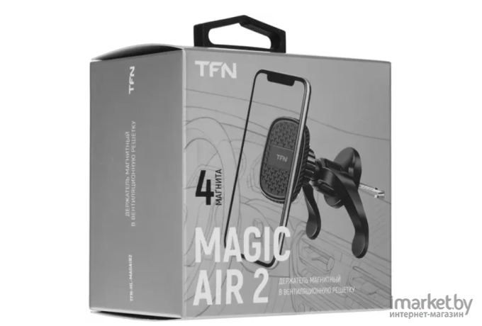 Автомобильный держатель TFN MagicAir 2 Black (TFN-HL-MAGAIR2)