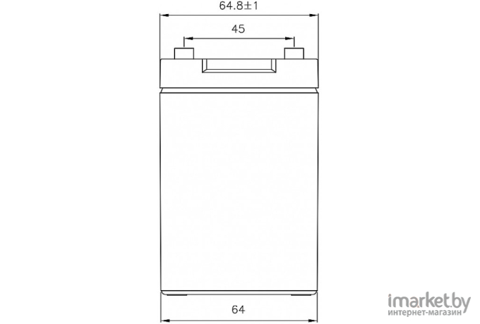 Аккумуляторная батарея CSB HRL 1234W F2 FR 12V/9Ah