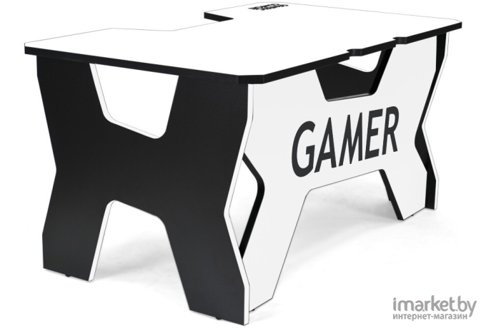 Компьютерный стол Generic Comfort GAMER2/NW белый/черный