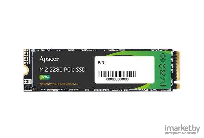 SSD-накопитель Apacer AS2280P4X 1TB (AP1TBAS2280P4X-1)