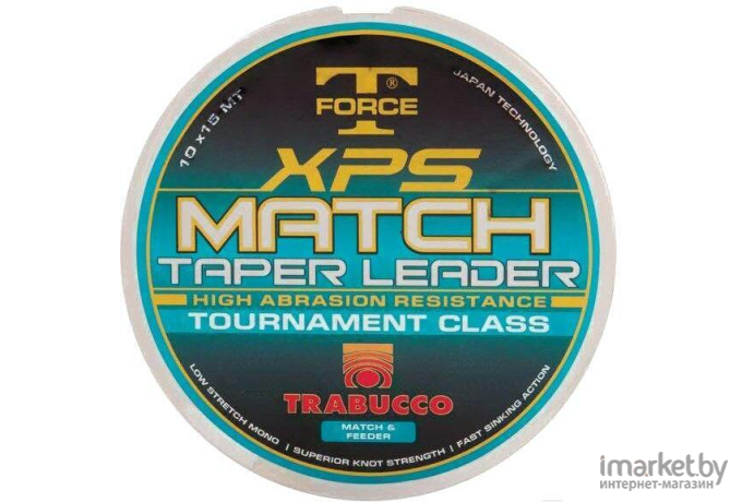 Шок-Лидер Trabucco T-Force Xps Match Taper Leader 10шт (052-02-010)